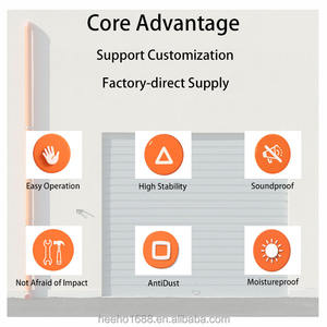 Portes de <span class=keywords><strong>garage</strong></span> industrielles chinoises durables, à efficacité énergétique, automatiques, à épaisseur personnalisée, avec durabilité et entretien. - Product Image 2