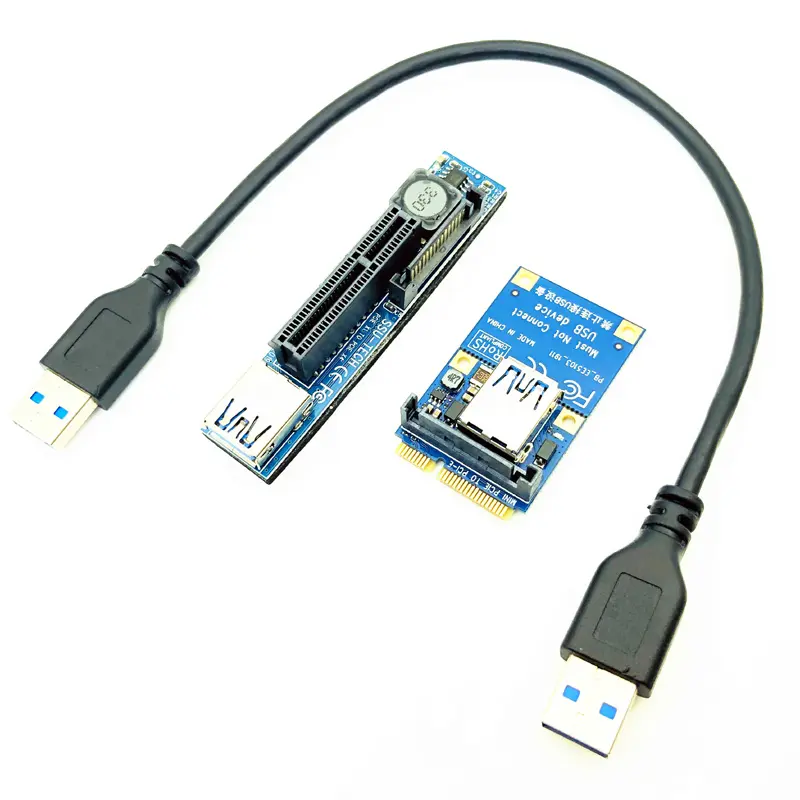 Mini conector de extensão pci-e, cabo usb de 30cm para pcie x4, placa de vídeo para pc extensor pcie riser