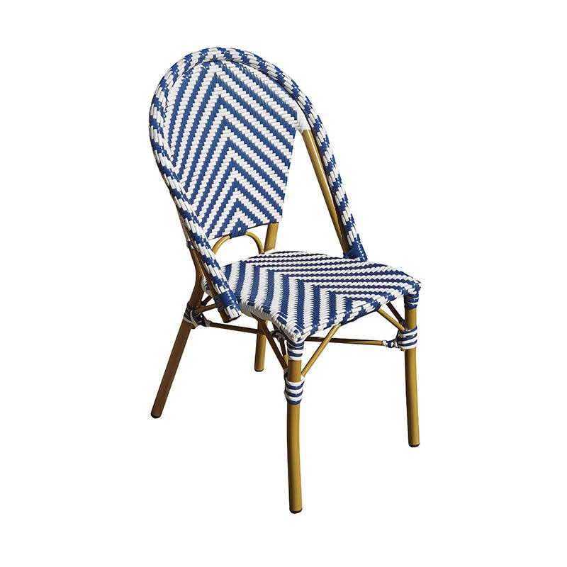 Chaise B, modèle 2 (cadre en aluminium épais, rotin PE de haute qualité)