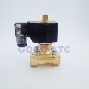 GOGOATC GOGO Electrovannes 2 voies en laiton normalement ouvertes pour l'eau Prix <span class=keywords><strong>pas</strong></span> <span class=keywords><strong>cher</strong></span> 12 Volt 1 1/2 Inch Orifice 35mm zéro pression Démarrage - Product Image 3