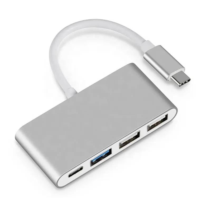 Premium 4 en 1 USB 3.1 Type C vers USB 3.0 2.0 répartiteur multiport adaptateur concentrateur d'extension pour Macbook Chromebook