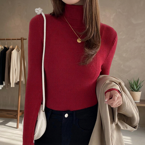Heliar Pull à col roulé pour femme en cachemire tricoté doux, taille unique, automne-hiver 2023 - Product Image 2