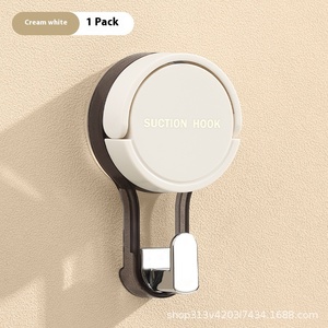 וו מפלסטיק חזק עם שאיבה גביע יחיד קיר תלוי וו עבור מטבח & חדר אמבטיה עיצוב רב תכליתי - Product Image 6