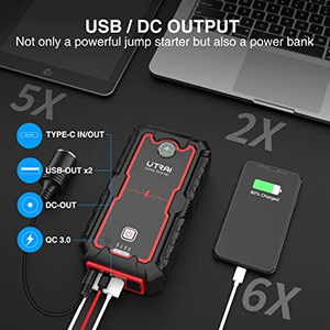 <span class=keywords><strong>UTRAI</strong></span> Jstar One Batterie au lithium-ion <span class=keywords><strong>2000A</strong></span> Banque d'alimentation Démarreur de voiture Dispositif de démarrage de voiture Démarreur de voiture portable Chargeur d'urgence - Product Image 3