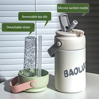 Tasse isotherme en acier inoxydable pour cadeau d'affaires, mug portable pour thé parfumé ou lait, au design élégant