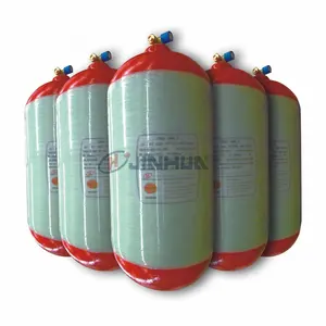 Ecer 110 Composite Cng Gas Cylinder Glass Fiber Cng Cylinder For Cars Light Weight Cng Gas Tank Type-2