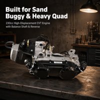 Moteur complet 230cc GY6 CVT monocylindre refroidi par air avec arbre d'équilibrage et marche arrière pour Buggy, VTT et Moto, faible MOQ