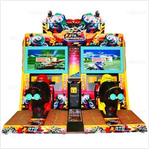Máquina de Juego Arcade de Carreras de Motos y Autos Doble, Marca NINIX, Venta al Por Mayor de Fábrica, Operada con Monedas, 1 Año de Garantía, 110/220V, 2 Jugadores - Product Image 5