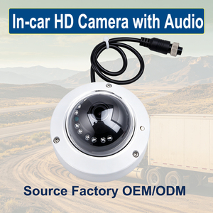 Cámara de Vigilancia Profesional para Vehículos, Grabación de Audio y Video Sincronizada, Perspectiva Amplia, 1080P AHD, Tipo Domo, para Autobuses, RV, OEM/ODM - Product Image 1