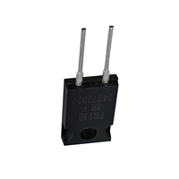 Résistance de puissance à film épais de 20W-100W résistante aux hautes températures avec trou de montage pour dissipateur thermique, pour alimentation électrique et équipement de test