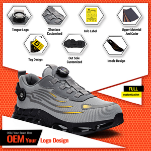 <span class=keywords><strong>Scarpe</strong></span> <span class=keywords><strong>Antinfortunistiche</strong></span> Unisex Traspiranti con Punta in Acciaio, Anti-Perforazione, Anti-Schiacciamento, Antiscivolo, Produttori di Calzature di Sicurezza - Product Image 2