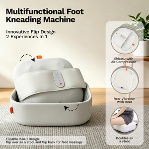 Massaggiatore per <span class=keywords><strong>Piedi</strong></span> Premium con Funzione Shiatsu Profonda, Riscaldamento, Vibrazione e Pressione d'Aria per un Comfort Mirato - Product Image 2