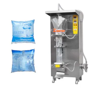 Full Set Complete Sachet Water Machine / Sachet Water Package Machine / Sachet Water Filling And Sealer Machine