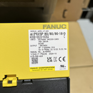 เซอร์โวแอมพลิฟายเออร์ FANUC รุ่น AiPSVSP 80/80/80-18-D A06B-6620-H364  อะลูมิเนียม สำหรับเครื่องจักร CNC อัตโนมัติ ผลิตในประเทศญี่ปุ่น - Product Image 1