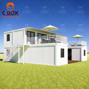 Cbox Villa modulaire de luxe écologique à 2 étages, détachable, hôtel, maisons mobiles, balcon, maison préfabriquée en kit, conteneur - Product Image 1