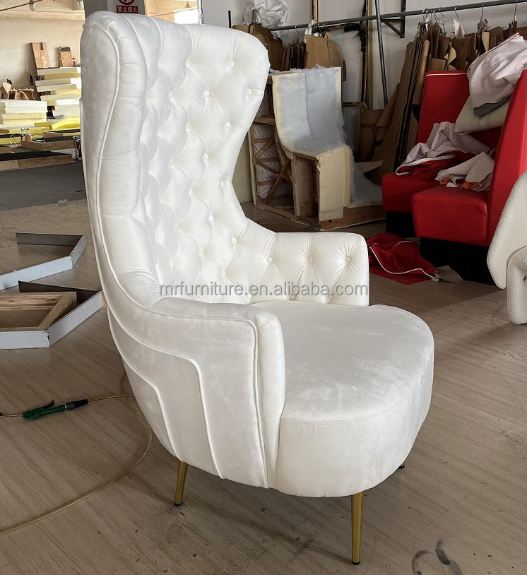 Back Accent Chair Tufted Chair High Back High Wing Back Chairs