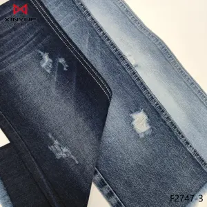 F2747 kain denim poliester katun untuk jeans produk diskon xinfuyuan