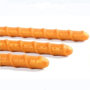 <strong>Super</strong> Long Silicone <strong>Anal</strong> Plug Realistic Twisted Texture Design for Couples Butt Plug Sex Toys - Product Image 5