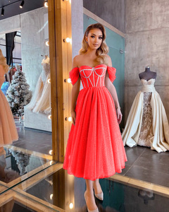 2025 fille tempérament paillettes princesse <span class=keywords><strong>mi</strong></span>-longueur à la mode fête robes élégantes femmes soirée - Product Image 5