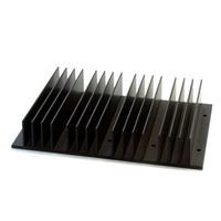 Radiateur de lampe d'usine à LED personnalisé avec dissipation de la chaleur profilé en aluminium CNC services d'usinage de surface dissipateur thermique à LED