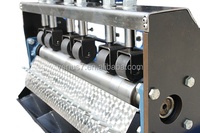 Machine automatique de fabrication de tampons à récurer en acier inoxydable de qualité supérieure, 3000W 380V, 6 fils, 3 réglages de tampon.
