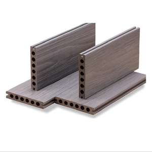 Fácil de instalar Coextrusión Wpc madera PVC PE compuesto bambú Decking tableros suelo exterior - Product Image 2