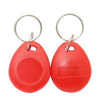 Porte-clés RFID ABS 134,2 KHz, 125 KHz T5577 NFC réinscriptible, porte-clés intelligent de proximité, jeton, étiquette de clé pour contrôle d'accès et sécurité d'entrée