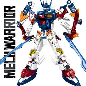 Blocs de Construction Robot Transformateur en Plastique, Détruire la Ville Guerrier, Modèle <span class=keywords><strong>Mech</strong></span>, Cadeaux d'Action Créative - Product Image 2