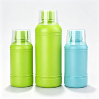 Ensemble d'emballages en plastique pour bouteilles avec capuchon anti-poussière transparent, boîte cadeau couleur personnalisée, étiquettes, fourniture directe d'usine OEM