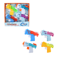 Jeu de 4 pistolets à eau pour la famille, l'extérieur, l'été, les batailles, les enfants et les adultes.