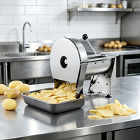 Machine à trancher électrique professionnelle pour pommes de terre, légumes, gingembre et oignons