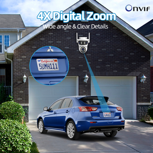 Cámara <span class=keywords><strong>WiFi</strong></span> 6K con 3 Lentes y 3 Pantallas, Cámara PTZ con Conexión <span class=keywords><strong>WiFi</strong></span>+BLE, Seguimiento Automático <span class=keywords><strong>de</strong></span> Personas con IA, Detección <span class=keywords><strong>de</strong></span> Movimiento, Cámara <span class=keywords><strong>de</strong></span> <span class=keywords><strong>Seguridad</strong></span> CCTV para Exteriores - Product Image 2