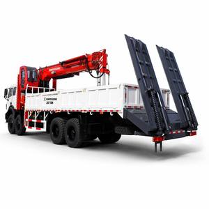Grue montée sur camion XINFEIGONG, châssis 8x8, 20 tonnes, flèche télescopique à 6 sections, fonction tarière de forage, pompe hydraulique, levage 25m - Product Image 4