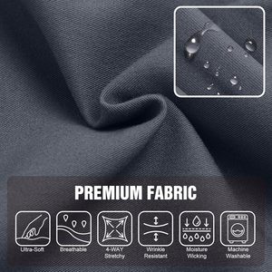 Blouse médicale pour femme à col en V, 4 poches, extensible, de qualité supérieure, uniforme d'hôpital, gris - Product Image 4