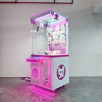Mini machine à griffes commerciale à monnayeur, jeu d'arcade attrape-peluches pour centre commercial, équipement de capture de jouets en peluche et de cadeaux
