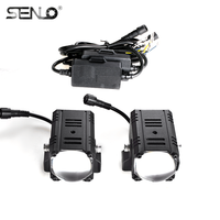 Projecteur SENLO X6, mini projecteur LED, éclairage de conduite pour moto, projecteur universel, antibrouillard pour voiture, VTT, SUV