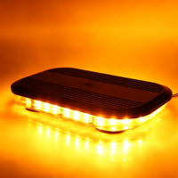 Feux de signalisation LED 30W, gyrophare, lumière d'avertissement, montage magnétique sur toit, boîtier en polycarbonate, lumière clignotante ambre, alerte de sécurité pour véhicule