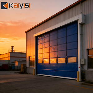 <span class=keywords><strong>Porte</strong></span> à empilage haute vitesse Kaiyisi, <span class=keywords><strong>rideau</strong></span> en PVC, classe <span class=keywords><strong>de</strong></span> résistance au vent 8, capteur intelligent, directement <span class=keywords><strong>de</strong></span> l'usine - Product Image 6