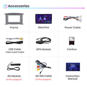 <span class=keywords><strong>Radio</strong></span> de Coche Junsun con CarPlay y Android para Toyota LAND CRUISER <span class=keywords><strong>100</strong></span> 2002-2007, Unidad Principal de Coche Android, Navegación Multimedia - Product Image 6