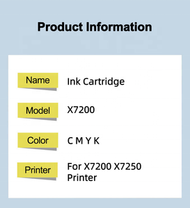 Cartucho de Tinta Compatible CMYK GOOSAM de 1000 ml con Chip para Impresora de Inyección de Tinta Riso ComColor X7200 X7250, Impresión de Oficina - Product Image 2