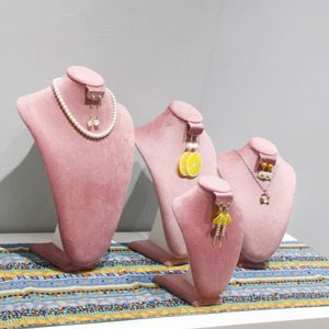 Window Table Top Advertising Display Pendant Chain Necklace Display Stand Jewellery Counter Store Dummy Neck Mannequin <b>Jewelry</b> - Product Image 5