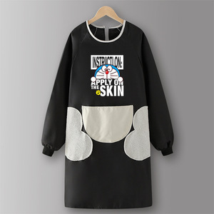 Delantal de manga larga impermeable y a prueba de aceite familia cocina arte estudiante pintura al óleo trabajo adulto casa limpieza Bata - Product Image 5