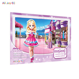 Ccbits Princess Magnetic Dress Up <b>Stickers</b> Quiet Book Mini <b>Toy</b> For Children 4 6 Years Old - Product Image 2