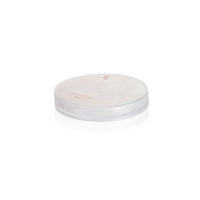 Boîtes cosmétiques en plastique givrées pliables de haute qualité, boîtes à poudre pressée monochromes, boîtes à blush, emballages de maquillage
