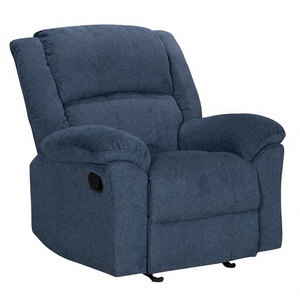 เก้าอี้ปรับเอน Lazy Rocker สำหรับโปรโมชั่น ชุดโซฟาห้องนั่งเล่นทันสมัย สไตล์อเมริกัน หนัง PU พร้อมระบบนวด โครงไม้ - Product Image 2