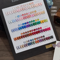 Vernis à ongles gel effet œil de chat vegan sans TMPTA, 50 couleurs, 15 ml, prix compétitif, logo personnalisé Rabia pour application nail art