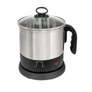 Hervidor Multiusos - Capacidad de 1.2 Litros - Elegante Tapa de Vidrio con Borde de Acero Inoxidable - Elemento Oculto para una Fácil Limpieza - Temperatura Precisa - Product Image 1
