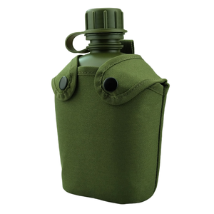 Échantillon gratuit : Gourde tactique en aluminium avec housse de protection pour le camping, la randonnée et la chasse - Product Image 1