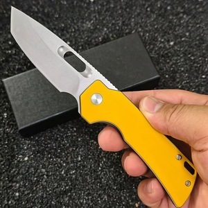 Cuchillo Plegable Táctico para Exteriores y Camping, Hoja de Acero 14C28N de Alta Dureza OEM, Mango G10, Bloqueo Lineal, EDC - Product Image 6