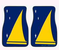 Tapis de sol de voiture avec drapeau de Tokelau, tapis de sol de voiture antidérapants, accessoires automobiles universels